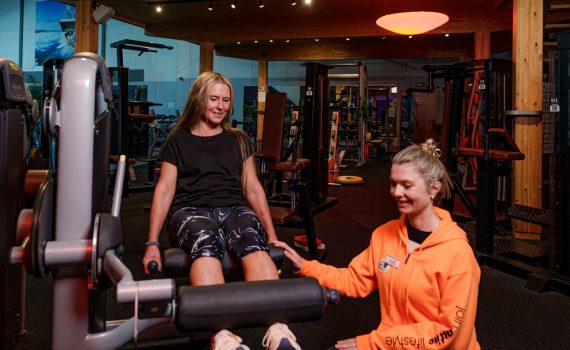 Susanna beim Training im SportPalast